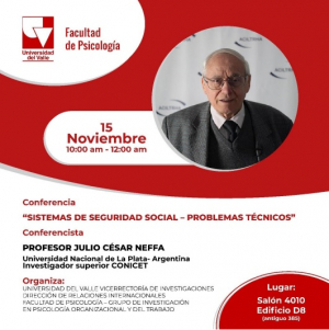 Conferencias sobre Psicolog&iacute;a Organizacional y del Trabajo