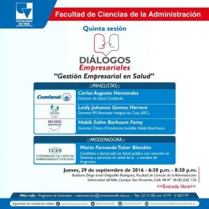 Di&aacute;logos Empresariales: Gesti&oacute;n empresarial en salud