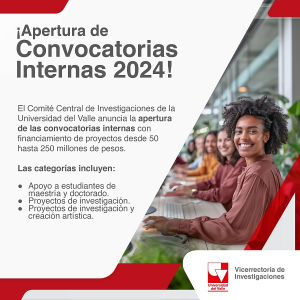 Convocatorias internas de investigaci&oacute;n 2024