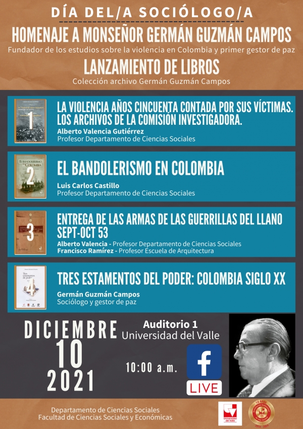 Presentaci&oacute;n de libros resultado de investigaci&oacute;n con el archivo Germ&aacute;n Guzm&aacute;n Campos