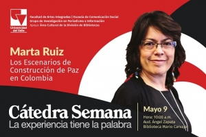 'Escenarios de Construcci&oacute;n de Paz en Colombia', con Marta Ruiz