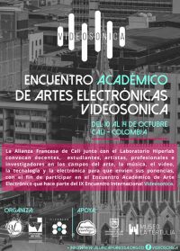 Convocatoria Videosonica, encuentro de artes electr&oacute;nicas