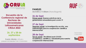 Conferencia regional de Rectores de Universidades Latinoamericanas - Encuentro CRULA 2022