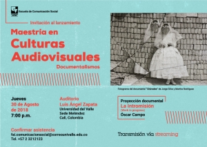 Lanzamiento de Maestr&iacute;a en Culturas Audiovisuales