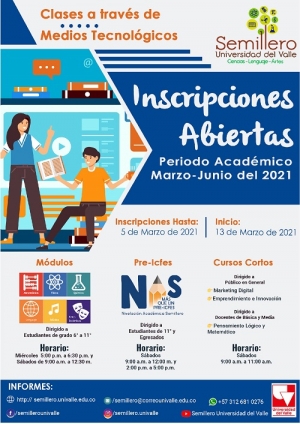 Abiertas inscripciones a Semillero Univalle 2021