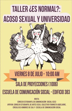 Taller acoso sexual y universidad