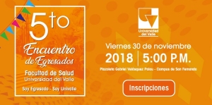 V Encuentro de Egresados de la Facultad de Salud