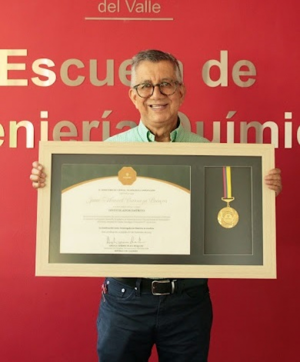 Juan Manuel Barraza Burgos, reconocido como Investigador Em&eacute;rito