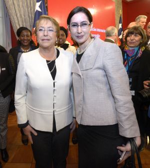 Estudiante de Doctorado en evento presidencial en Chile