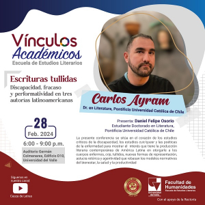 Escrituras tullidas. Discapacidad, fracaso y performatividad en tres autor&iacute;as latinoamericanas