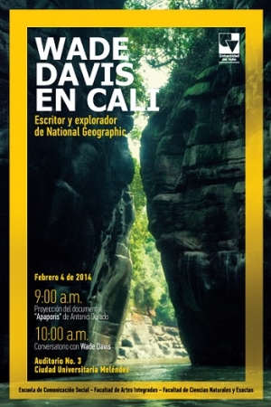 Wade Davis, Etnobot&aacute;nico y explorador de National Geographic, en Cali