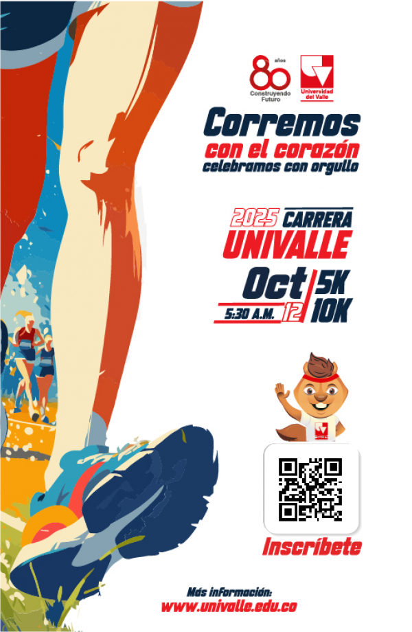&iexcl;Nos vemos el 12 de octubre en la Carrera Univalle 80 a&ntilde;os!