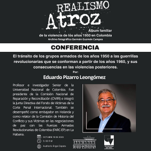 Primera conferencia de la exposici&oacute;n Realismo Atroz