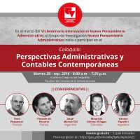 Coloquio Perspectivas Administrativas y Contables Contempor&aacute;neas