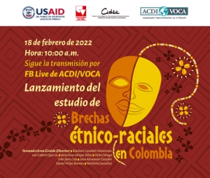 Lanzamiento del estudio de brechas &eacute;tnico-raciales en Colombia