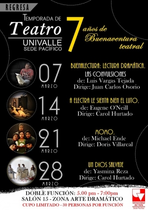 Siete a&ntilde;os de la Licenciatura en Arte Dram&aacute;tico - sede Pac&iacute;fico