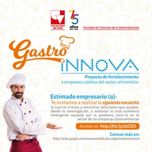 Gastroinnova, proyecto para mitigar los efectos econ&oacute;micos del sector gastron&oacute;mico de Cali