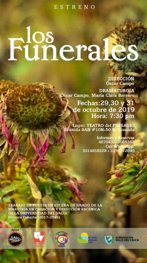 Estreno de &ldquo;Los funerales&rdquo;, la incursi&oacute;n teatral del maestro Oscar Campo