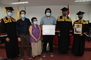 Univalle entrega Grado P&oacute;stumo a estudiante de Doctorado