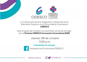 Dos proyectos de Univalle, finalistas en los Premios CIDESCO