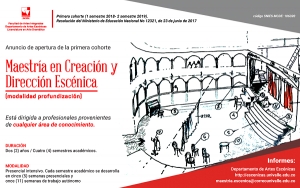 Maestr&iacute;a en Creaci&oacute;n y Direcci&oacute;n Esc&eacute;nica