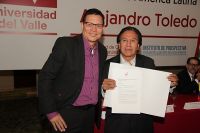 Alejandro Toledo, hu&eacute;sped ilustre de la Universidad