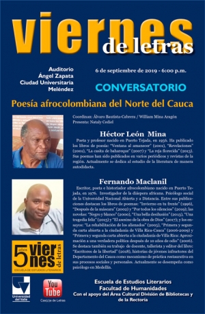 Viernes de Letras con H&eacute;ctor Le&oacute;n Mina y Fernando Maclanil