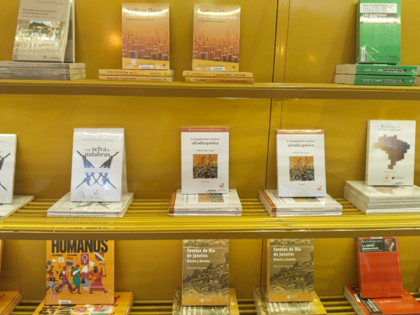 Libros de Univalle en el Pabell&oacute;n Brasil de la FILBO 2024