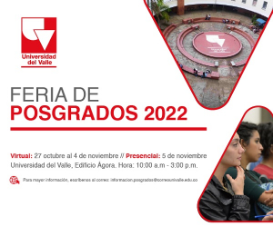 Feria de Posgrados Univalle 2022: &iexcl;Visita nuestro campus!