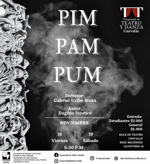 &iexcl;PIM PAM PUM! nueva obra en la Temporada de Teatro Univalle
