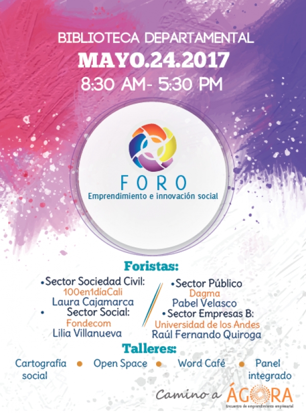 Foro de emprendimiento e innovaci&oacute;n social