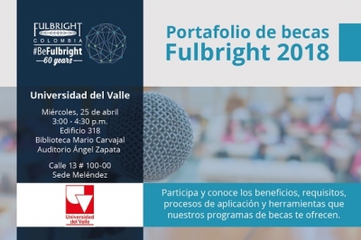 Charla sobre programas de becas Fulbright