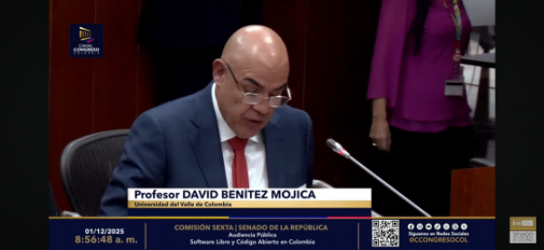 Universidad del Valle participa en la construcci&oacute;n de pol&iacute;tica p&uacute;blica sobre Software Libre en el Senado de la Rep&uacute;blica