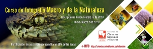 Curso de fotograf&iacute;a macro y de la naturaleza