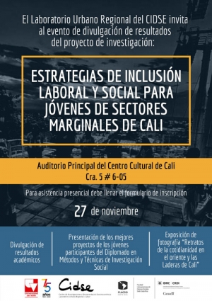 Estrategias de inclusi&oacute;n laboral y social para j&oacute;venes de sectores marginales de Cali