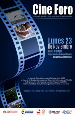 Hoy, cine foro sobre reconciliaci&oacute;n