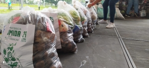 En Univalle se realiz&oacute; Minga del Cabildo Yanacona para entregar alimentos