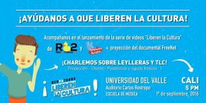 Liberen la cultura, sobre derechos de autor  y acceso a la cultura en l&iacute;nea