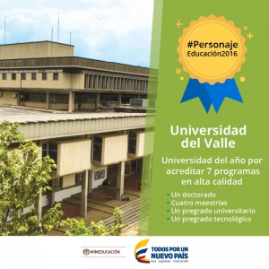 Univalle, la universidad con m&aacute;s programas acreditados en Colombia durante 2016