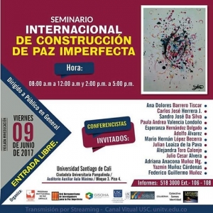 Expertos debatir&aacute;n sobre Paz Imperfecta