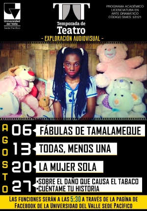 El teatro de Univalle Pac&iacute;fico llega hasta tu pantalla