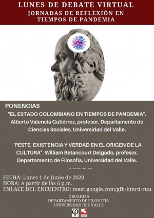 Lunes de Debate Virtual, en tiempos de Pandemia