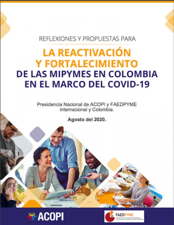 Reactivaci&oacute;n y fortalecimiento de las Mipymes en Colombia en el marco del Covid-19