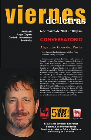 Alejandro Gonz&aacute;lez Puche en Viernes de Letras