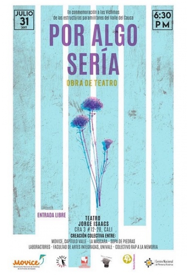 &ldquo;Por algo ser&iacute;a&rdquo;, obra por la memoria de las v&iacute;ctimas