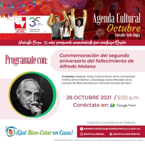 Conmemoraci&oacute;n del segundo aniversario de Alfredo Molano