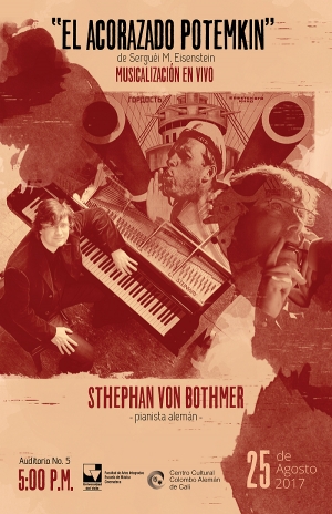 Pianista alem&aacute;n musicalizar&aacute; en vivo 'El acorazado Potemkin'