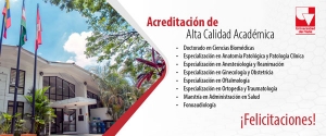 Ocho programas de la Facultad de Salud recibieron Acreditaci&oacute;n de Alta Calidad