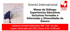 Mesas de di&aacute;logo sobre experiencias educativas inclusivas formales e informales y diversidades de g&eacute;nero