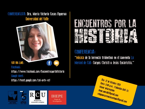 Encuentros por la Historia, jueves 22 de octubre